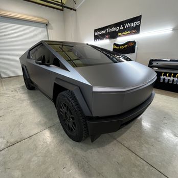 Black Optix Tint - Color PPF wrap on new Tesla CyberTruck - Car Window Tinting Near Me - Cedar Park, Texas Black Optix Tint - Color PPF wrap on new Tesla CyberTruck - Car Window Tinting Near Me - Cedar Park, Texas
