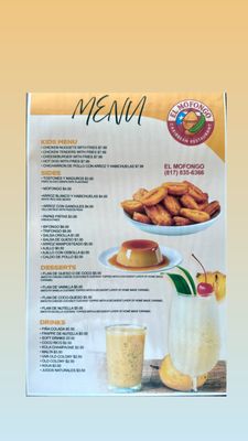 Menu photo 3 El Mofongo Arlington, TX