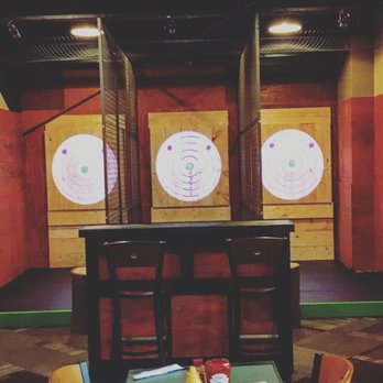 Jesters Restaurant & Pub - Three Axe Throwing Lanes in Jesters Pub at The Castle Fun Center. - Burgers Near Me - Chester, New York