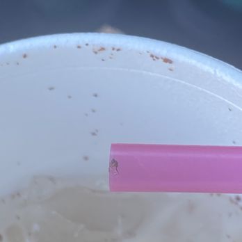 Martha's Taco Truck - a pink straw in a white cup - Food Trucks Near Me - Oakland, California