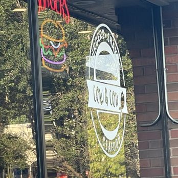 Cow & Cod - Photo from the drive-thru. - Burgers Near Me - Auburn, Washington Cow & Cod - Photo from the drive-thru. - Burgers Near Me - Auburn, Washington