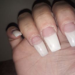 Do not go to this place ever my acrylics werent to the edges of my natural nails and the paint job was terrible. 40 for this shit