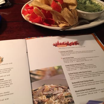 Bahama Breeze - Menu filled with many things. - Caribbean Near Me - Duluth, Georgia