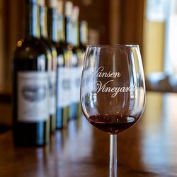 Hansen Vineyards & Winery - Currently pouring seven different Cabernet Sauvignon wines.