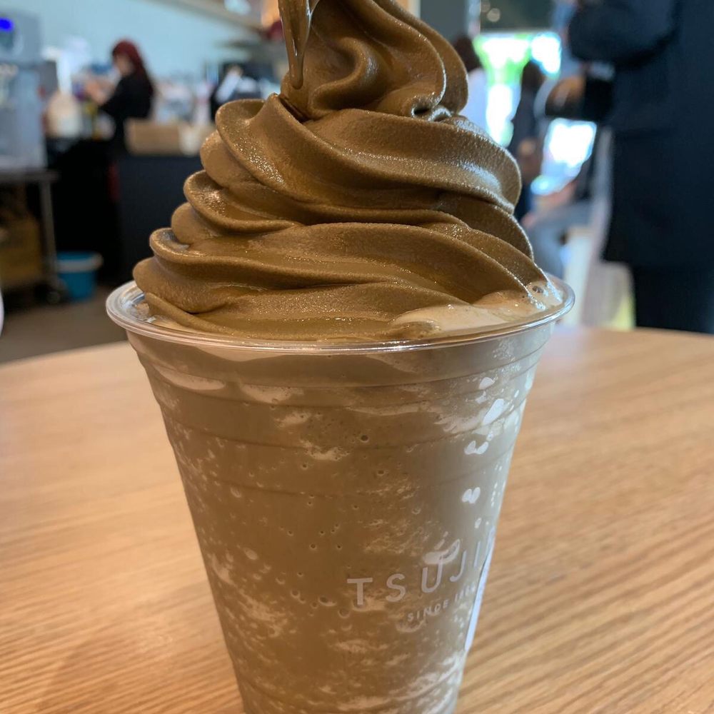 Tsujiri Richmond - Hojicha float - Japanese Near Me - Richmond, British Columbia Tsujiri Richmond - Hojicha float - Japanese Near Me - Richmond, British Columbia