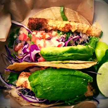 FISH DISTRICT - Blackened mahi tacos - Seafood Near Me - San Diego, California FISH DISTRICT - Blackened mahi tacos - Seafood Near Me - San Diego, California