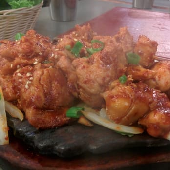 Jong Ga House - Chicken Marinated in House Spicy Sauce - Korean Near Me - Oakland, California Jong Ga House - Chicken Marinated in House Spicy Sauce - Korean Near Me - Oakland, California