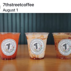 Variety of drinks offered @ 7th Street
