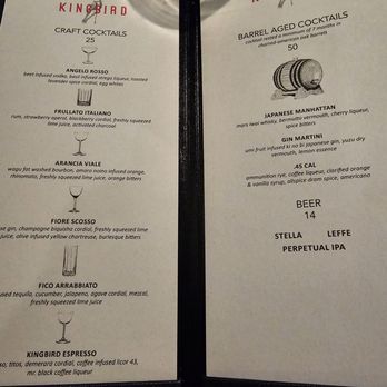 Kingbird - Menu - Breakfast & Brunch Near Me - Washington, DC, District of Columbia