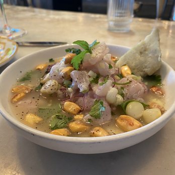 Amara at Paraiso - Grouper ceviche - Latin American Near Me - Miami, Florida