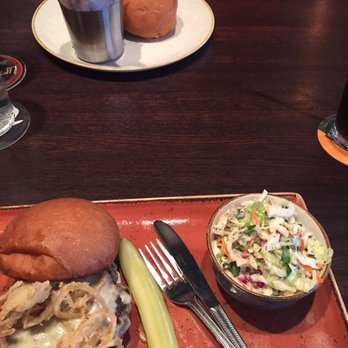 Red Cow North Loop - Blended Burger with coleslaw - New American Near Me - Minneapolis, Minnesota