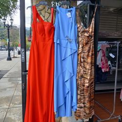 Commerce Clothing Outlet - Red,blue,leopard party dresses