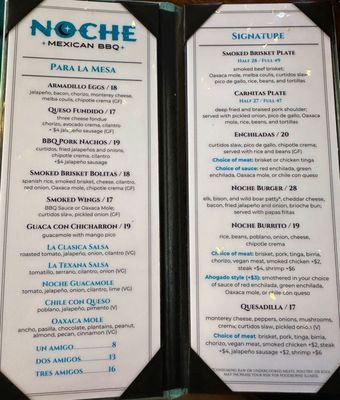Menu photo 8 Noche Mexican BBQ Louisville, KY
