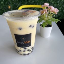 Simply Viet - Mango smoothie with tapioca