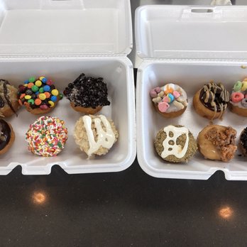 Charlie's Mini Donuts & Coffee - Made to order 6 pack of mini donuts. They are still warm when I picked them up from the counter! - Donuts Near Me - Lakeland, Florida Charlie's Mini Donuts & Coffee - Made to order 6 pack of mini donuts. They are still warm when I picked them up from the counter! - Donuts Near Me - Lakeland, Florida