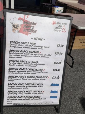 Menu photo 1 Off the Grid Fort Mason Center San Francisco, CA Menu photo 1 Off the Grid Fort Mason Center San Francisco, CA