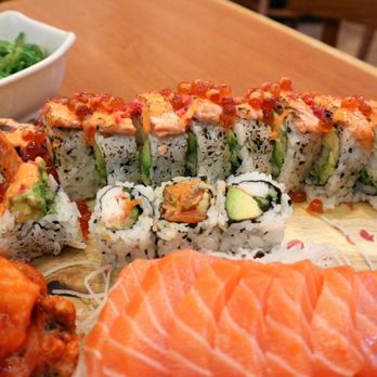 Sapporo Sushi - Salmon festival roll - Japanese Near Me - Richmond Hill, Ontario Sapporo Sushi - Salmon festival roll - Japanese Near Me - Richmond Hill, Ontario