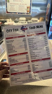 Menu photo 2 The City Fish San Jose, CA Menu photo 2 The City Fish San Jose, CA