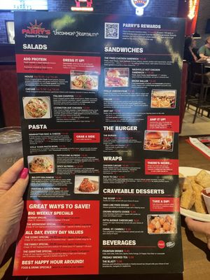 Menu photo 2 Parry's Pizzeria & Taphouse Cibolo, TX