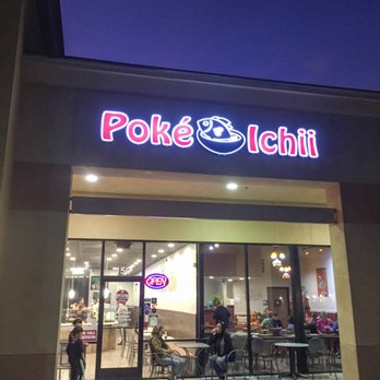 Poke Ichii - Exterior at night - Hawaiian Near Me - Sacramento, California Poke Ichii - Exterior at night - Hawaiian Near Me - Sacramento, California