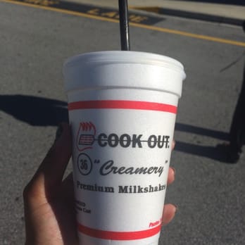 Cook Out - Toffee milkshake. So thick and tasty!!! - Burgers Near Me - Columbia, South Carolina