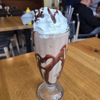 Camp Outpost - Chocolate milk shake - New American Near Me - Springdale, Utah
