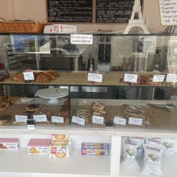 Croissant La and other pastries. Croissant La and other pastries.