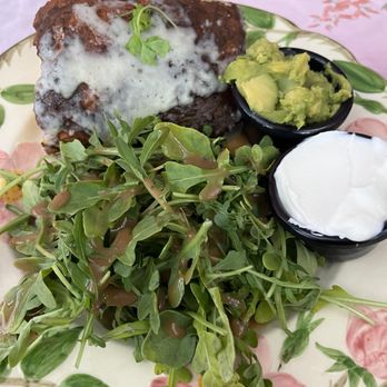 Goodness Gracious Kitchen & Cupboard - Egg Casserole of the Day plus arugula salad - Breakfast & Brunch Near Me - Carmel, Indiana