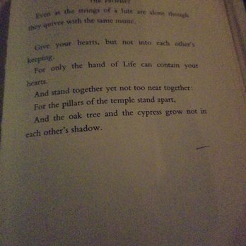Maydan - Gibran's The Prophet came with the check. - Moroccan Near Me - Washington, DC, District of Columbia Maydan - Gibran's The Prophet came with the check. - Moroccan Near Me - Washington, DC, District of Columbia