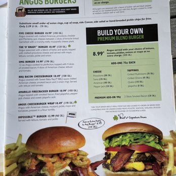 Beef 'O' Brady's - Menu - Sports Bars Near Me - Palatka, Florida