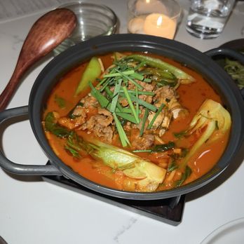 Buoy Bar - Chili jjamppong pasta - Korean Near Me - San Francisco, California