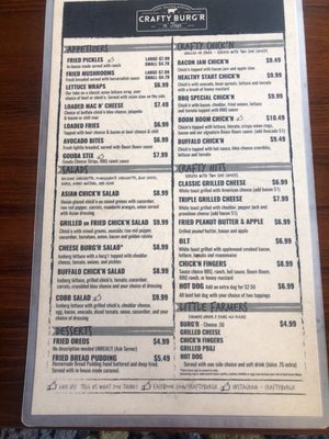Menu photo 3 Crafty Burg'r Denver, NC Menu photo 3 Crafty Burg'r Denver, NC