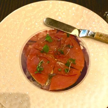 Yellowtail Japanese Restaurant & Lounge - Big Eye Tuna Pizza - Japanese Near Me - Las Vegas, Nevada