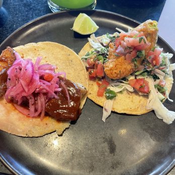 Teocalli Cocina - Pork belly taco Avocado tempura taco - Mexican Near Me - Arvada, Colorado Teocalli Cocina - Pork belly taco Avocado tempura taco - Mexican Near Me - Arvada, Colorado