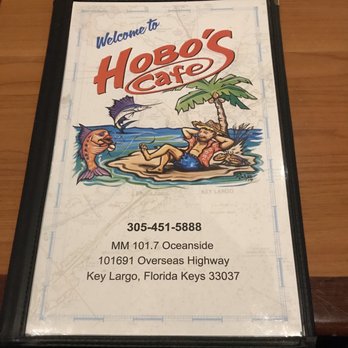Hobo's Cafe - Menu - New American Near Me - Key Largo, Florida
