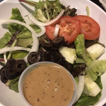 Mellow Mushroom - Side house salad (no cheese) with some kind of balsamic vinaigrette. - Pizza Near Me - Huntsville, Alabama Mellow Mushroom - Side house salad (no cheese) with some kind of balsamic vinaigrette. - Pizza Near Me - Huntsville, Alabama