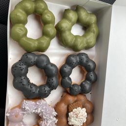 Matcha Donut Black Sesame Donut Taro Matcha Donut Black Sesame Donut Taro