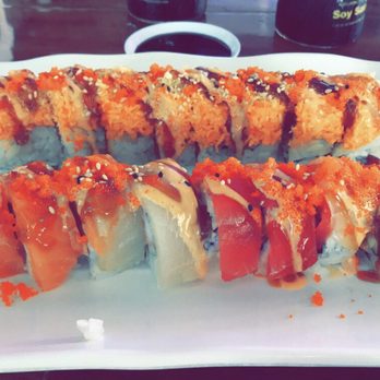 Umami - Spicy Hulk at the top, Umami at the bottom. Yum. - Sushi Bars Near Me - Nashville, Tennessee Umami - Spicy Hulk at the top, Umami at the bottom. Yum. - Sushi Bars Near Me - Nashville, Tennessee