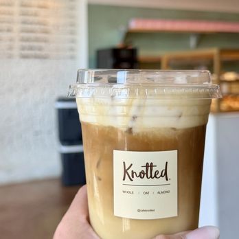 Cafe Knotted Arts District - Banana cream top - Donuts Near Me - Los Angeles, California Cafe Knotted Arts District - Banana cream top - Donuts Near Me - Los Angeles, California