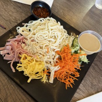 Flaming Ox - Chilled Summer Noodles 雞絲火腿涼麵 - Taiwanese Near Me - San Jose, California