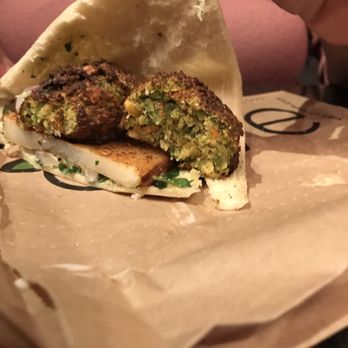 Olive Mediterranean Grill - Super dry falafel sandwich - Mediterranean Near Me - Chicago, Illinois Olive Mediterranean Grill - Super dry falafel sandwich - Mediterranean Near Me - Chicago, Illinois