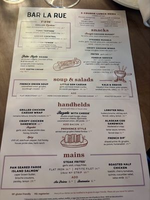 Menu photo 1 Bar La Rue Chicago, IL