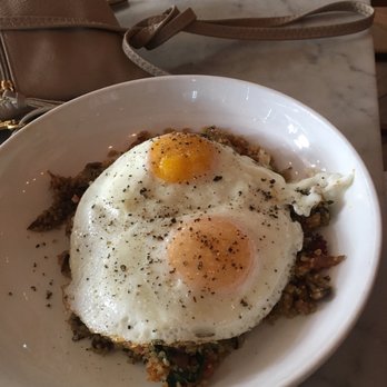Orange Blossom - Quinoa with fried eggs was a hit. - Breakfast & Brunch Near Me - Miami Beach, Florida Orange Blossom - Quinoa with fried eggs was a hit. - Breakfast & Brunch Near Me - Miami Beach, Florida