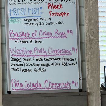 Weedline Grill - Specials of the day we were there - Seafood Near Me - Jensen Beach, Florida Weedline Grill - Specials of the day we were there - Seafood Near Me - Jensen Beach, Florida