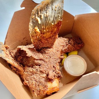 CudaCo - Fish collar (grouper) -- breading was so crunchy and flavorful :) - Seafood Markets Near Me - Charleston, South Carolina CudaCo - Fish collar (grouper) -- breading was so crunchy and flavorful :) - Seafood Markets Near Me - Charleston, South Carolina