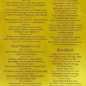 Ozzie's Coffee Bar - Menu - Coffee & Tea Near Me - Old Forge, New York