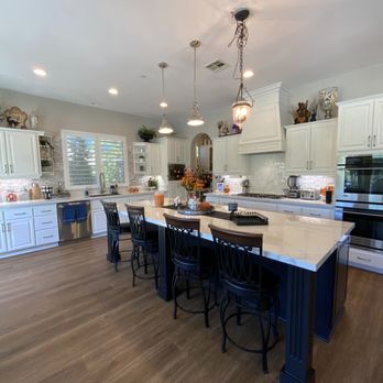 Cabinet Refacing Pros - All cabinets were refaced; modified cabinet layout to allow for our custom built range hood to be added - Cabinetry Near Me Cabinet Refacing Pros - All cabinets were refaced; modified cabinet layout to allow for our custom built range hood to be added - Cabinetry Near Me