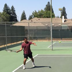 Sierra Sport Racquet Club - Practice, practice, practice...