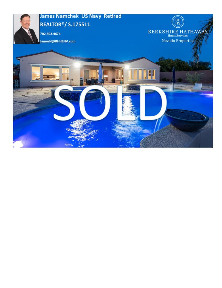JAMES NAMCHEK BERKSHIRE HATHAWAY NEVADA PROPERTIES 3185 St Rose