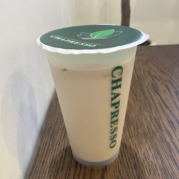 Chapresso - gyokuro milk tea, 100% sweet, light ice - Bubble Tea Near Me - San Marino, California